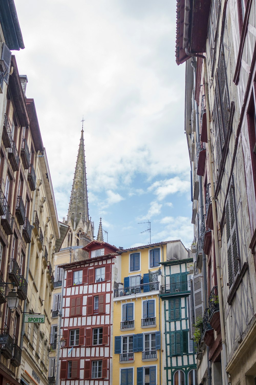 a group of buildings that are next to each other