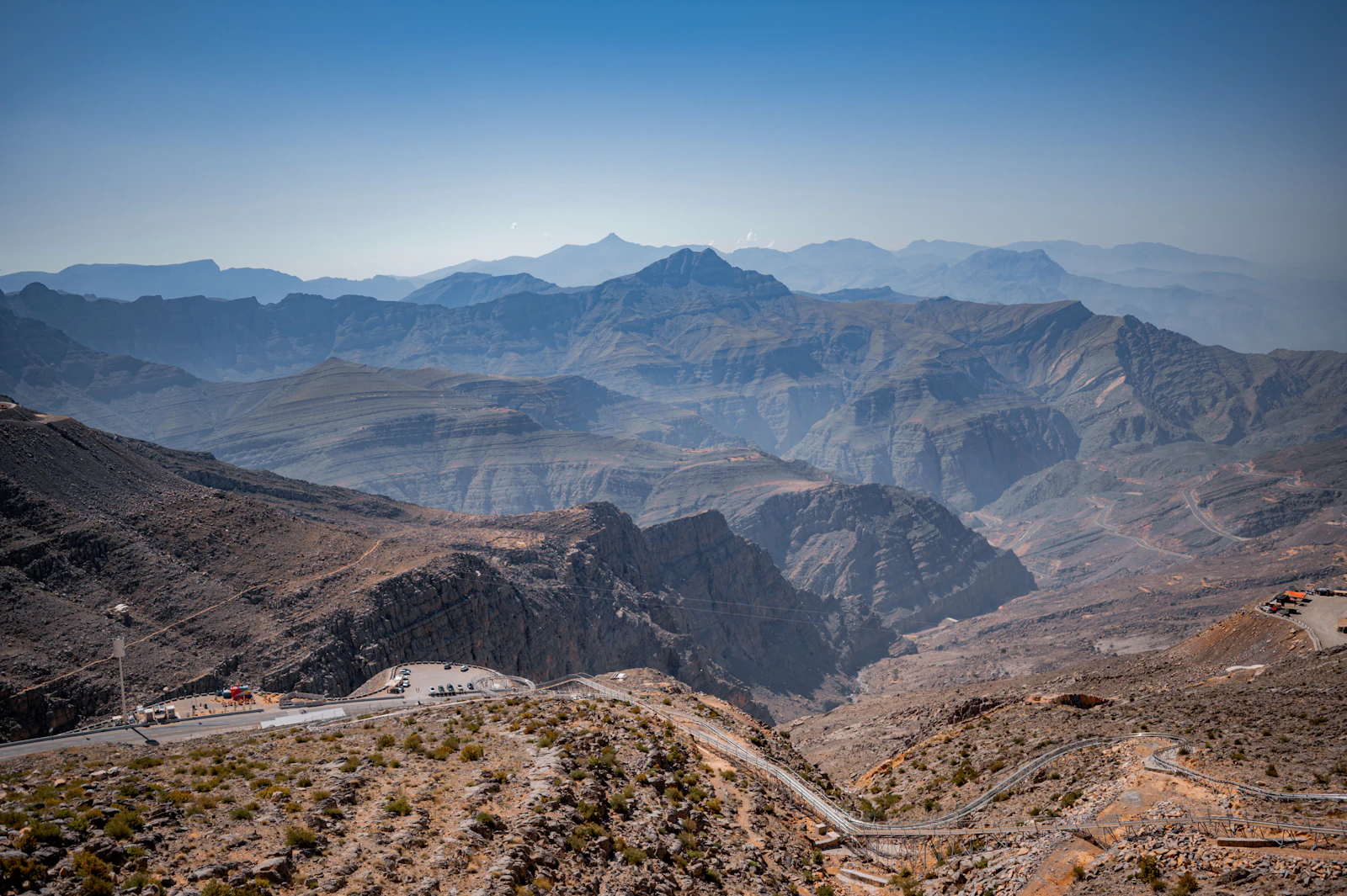 Peaks of the Jebel Jais range, Ras Al Khaimah