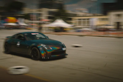 Image showing a fast-paced racing game with sleek cars and dynamic cityscapes.