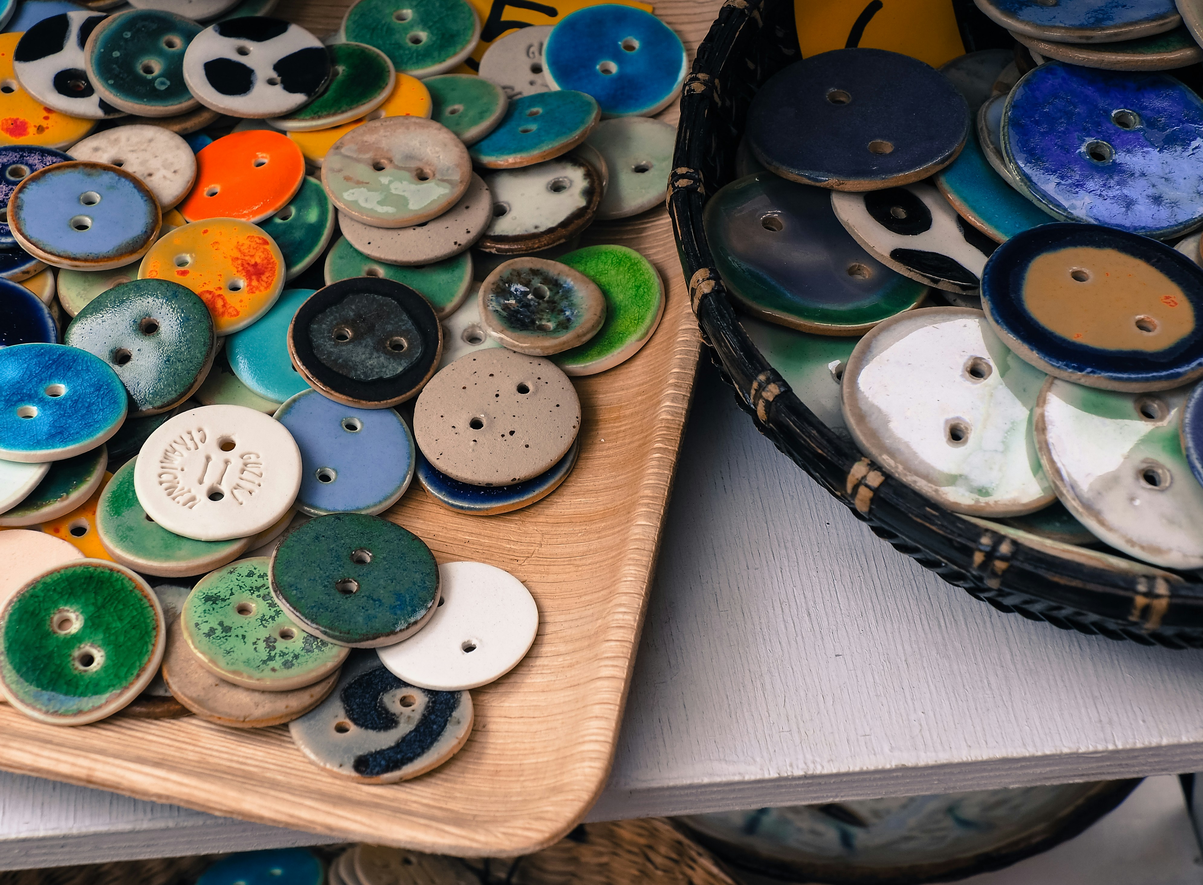 colorful vintage buttons, wallpaper, Crafts with Buttons for Adults to Sell: Profitable Guide 1