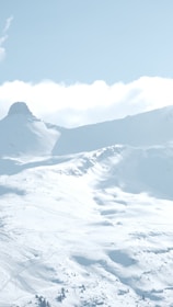 A quiet moment of reflection during a snowy mountain vacation, symbolizing peace and growth.