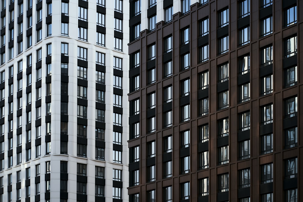 a very tall building with lots of windows