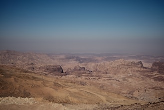 A scenic view of the Moroccan landscape showcasing mountains and desert.