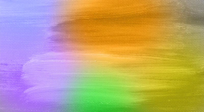 Hand-painted canvas art showcasing a colorful abstract design with soft gradients.