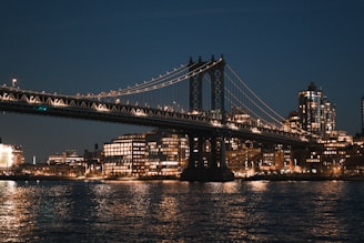 a large bridge over a large body of water