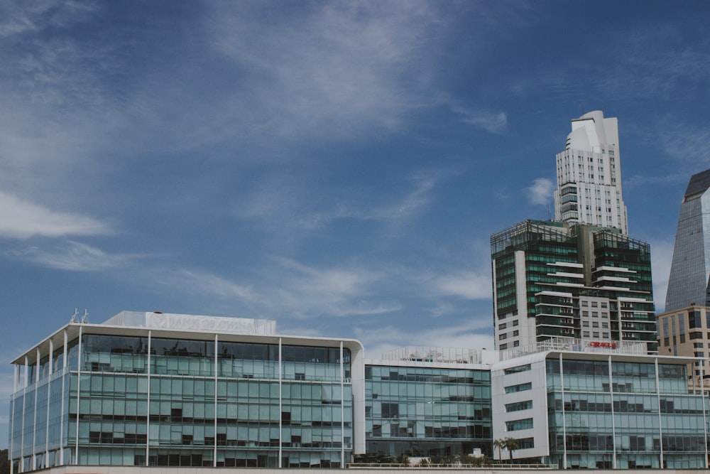 a large building with a lot of windows in front of it