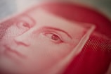 a close up of a one dollar bill