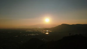 A serene sunset over the Pahalgam valley.