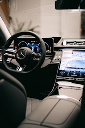 Interior of the mercedes benz s class