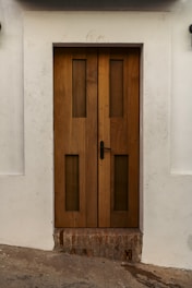 Durable WPC door showcasing a clean, contemporary look for exterior use.