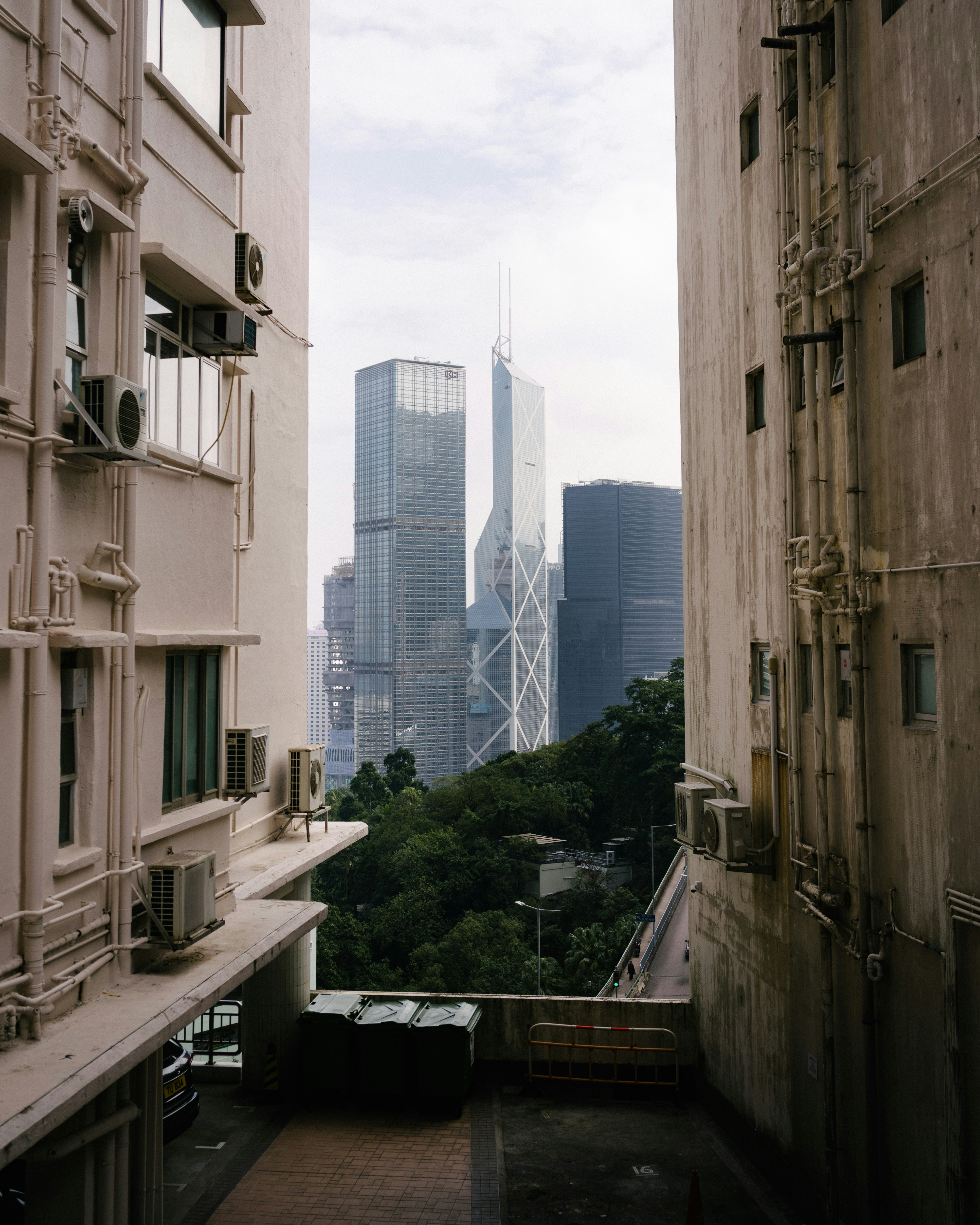 a view of a city from a high building photo – Free Hong kong Image on