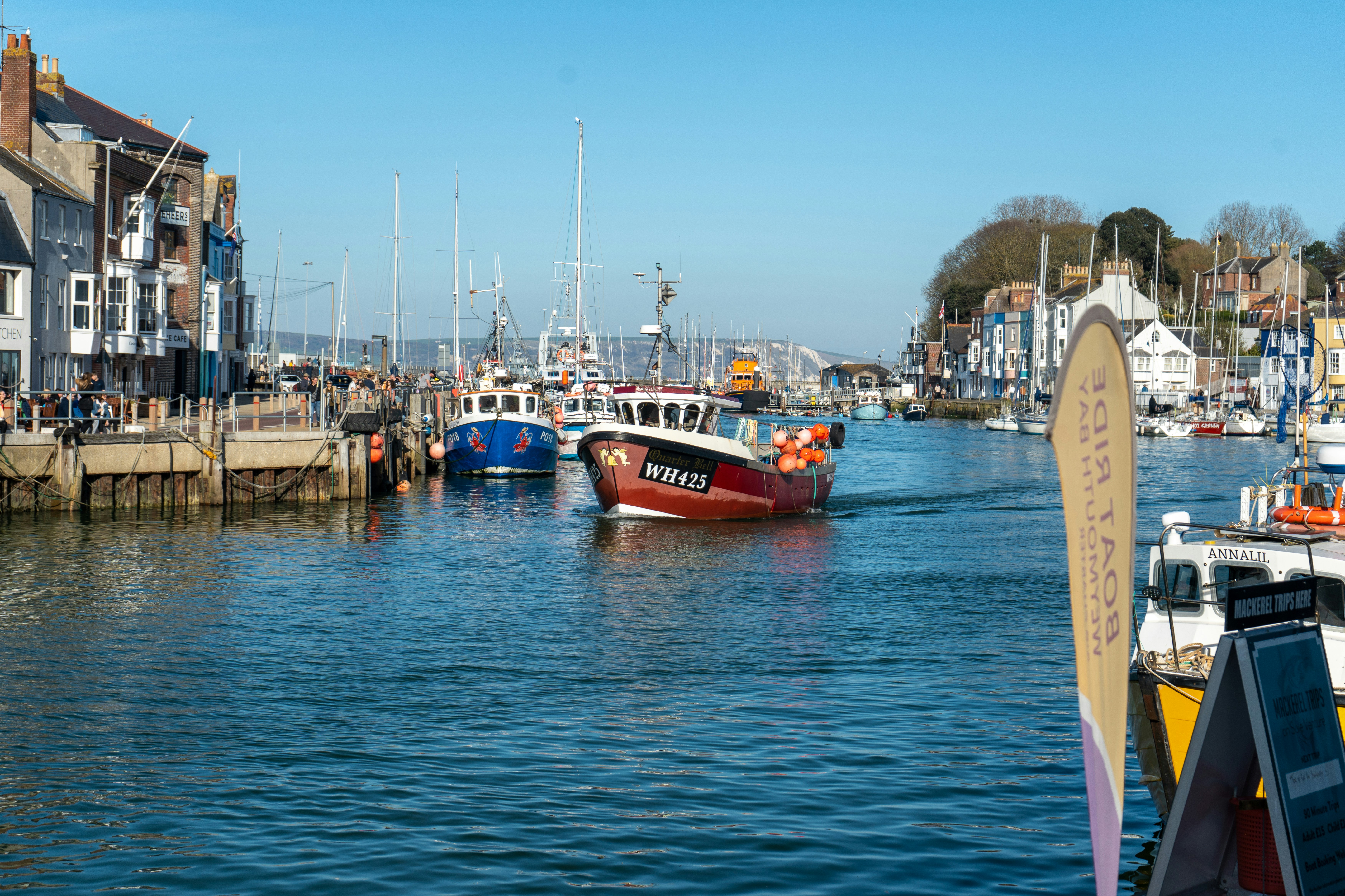 a couple of boats that are in the water