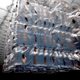 A high-resolution photo capturing the texture details of a futuristic design.