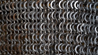 Detailed shot of the MF Ring’s steel surface highlighting its durable, theft-resistant design.