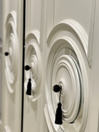 A beautifully crafted custom cabinet showcasing intricate details.