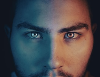 blue light on skin