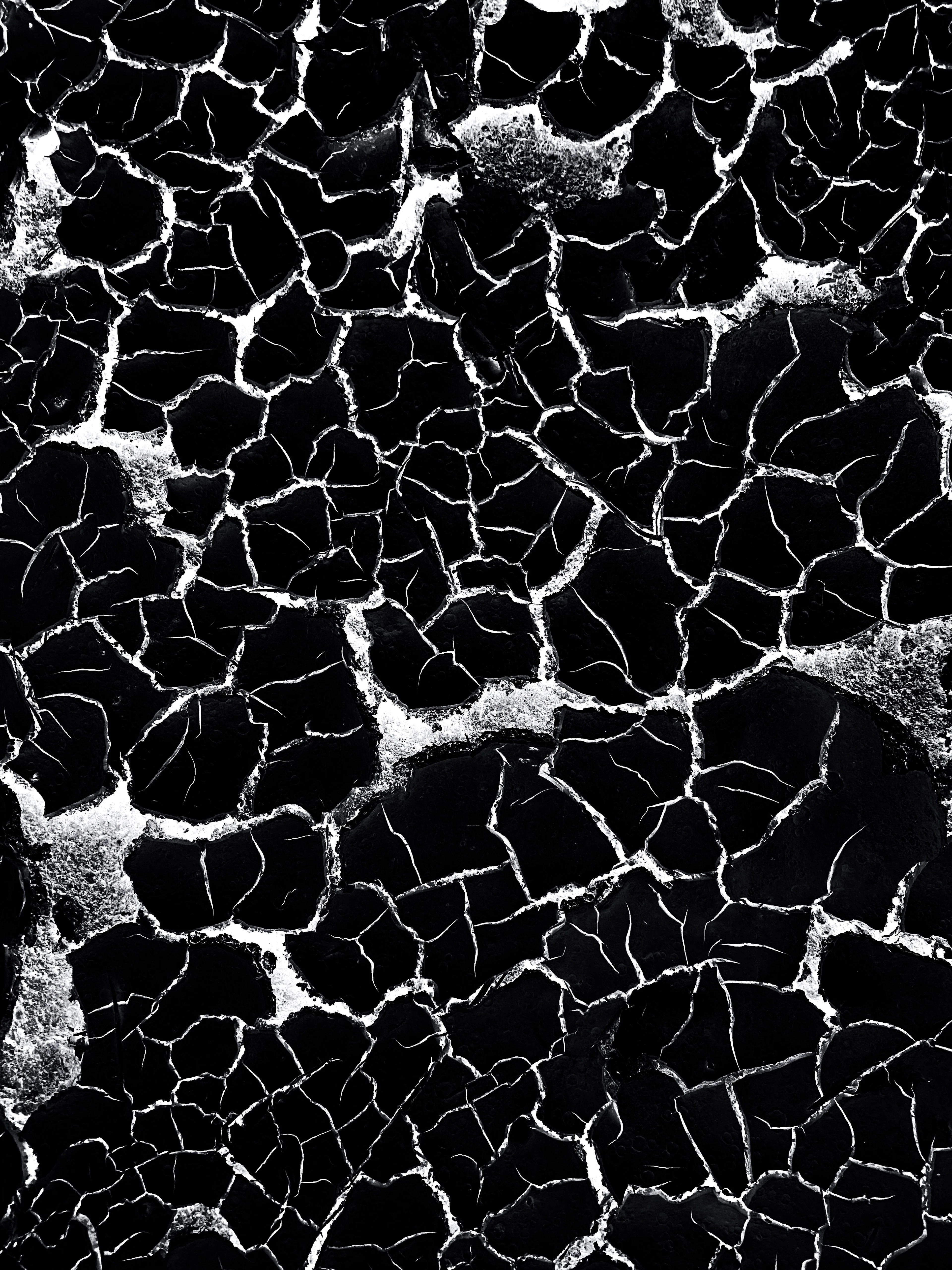 Cracked floor surface