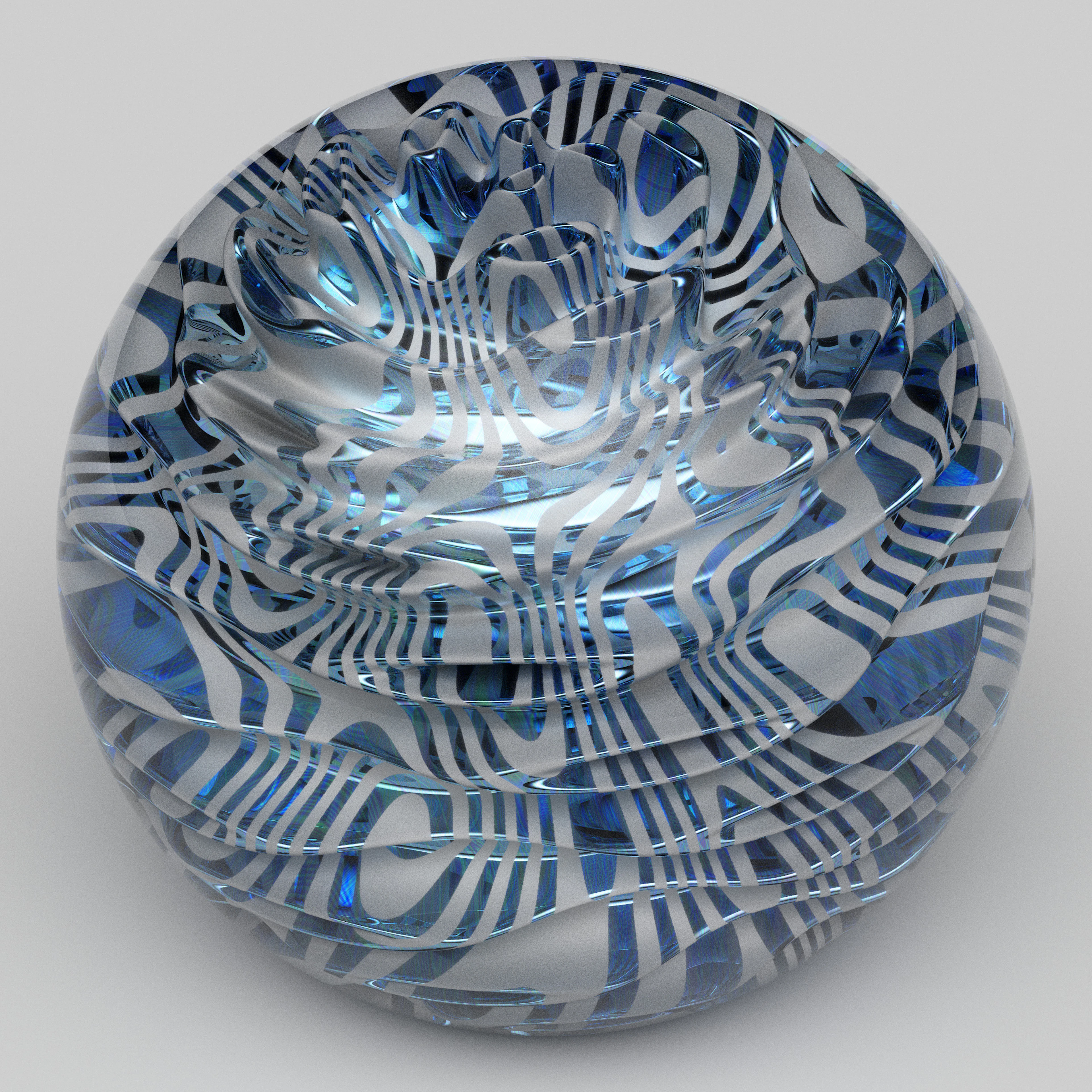 Crystal Glass Paperweight