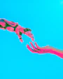 robot and human hands reaching toward each other