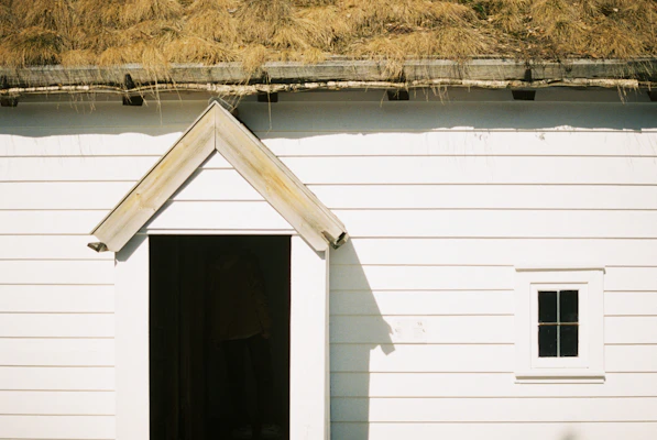 A compact wendy house designed for business use, featuring a clean and professional look.