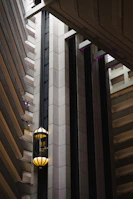 Interior shot showcasing elegant finishing and modern architectural details in a commercial building.