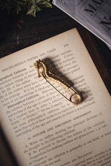 a book with a lizard on top of it