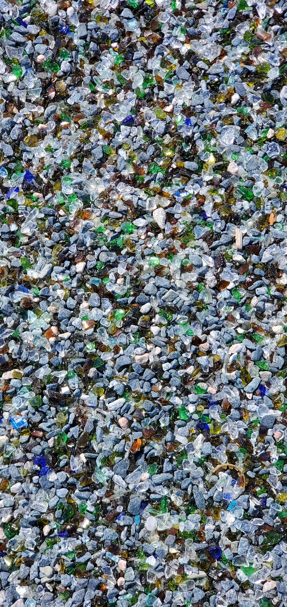 a close up of a bunch of glass bottles