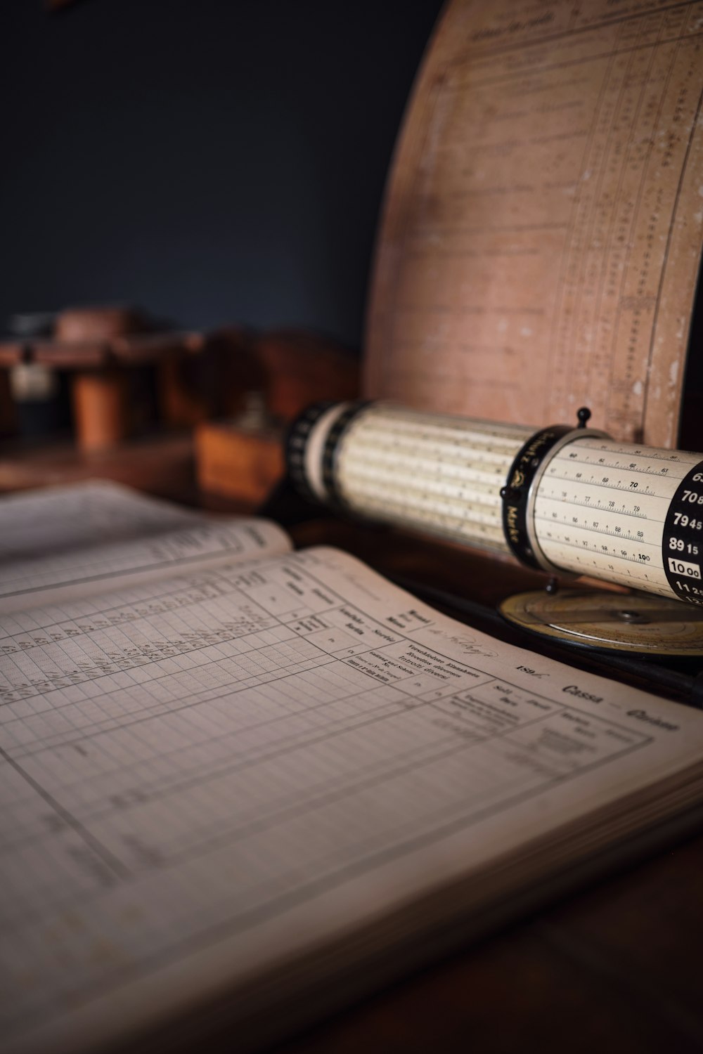 a pair of musical instruments sitting on top of a desk