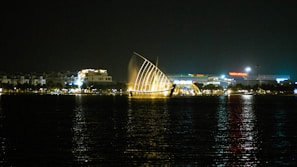 A stunning view of the Vinhomes Green Paradise waterfront.