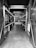 A narrow corridor with signs and posters on the walls, leading to an indoor attraction focused on Irish whiskey. The corridor is adorned with display cases and barrels, and signs with phrases like 'The Authority on Irish Whiskey' and 'Keepers of the True Story.'