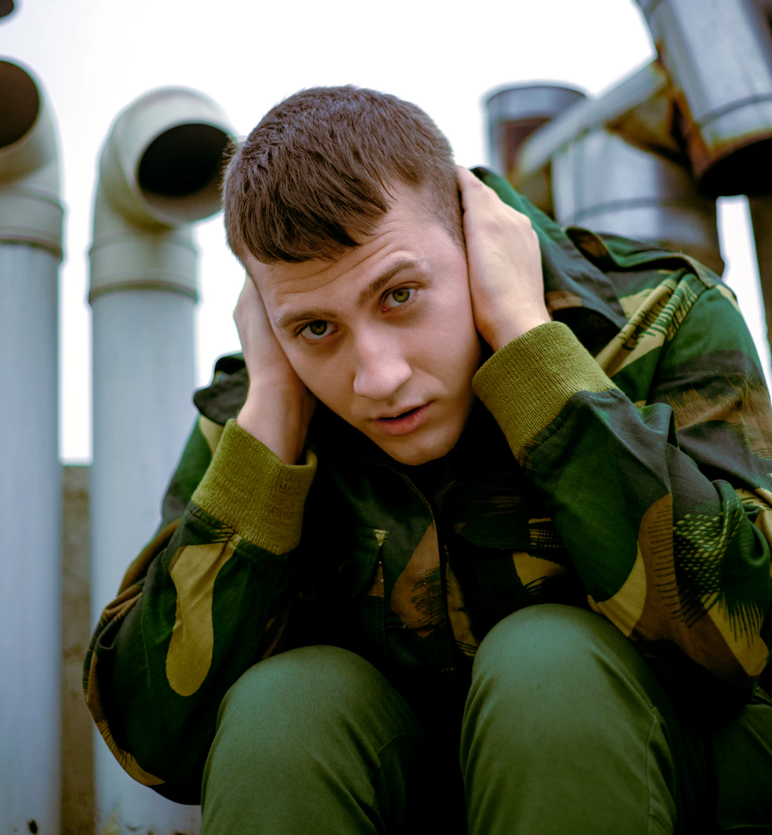 A calm, hopeful moment representing military trauma