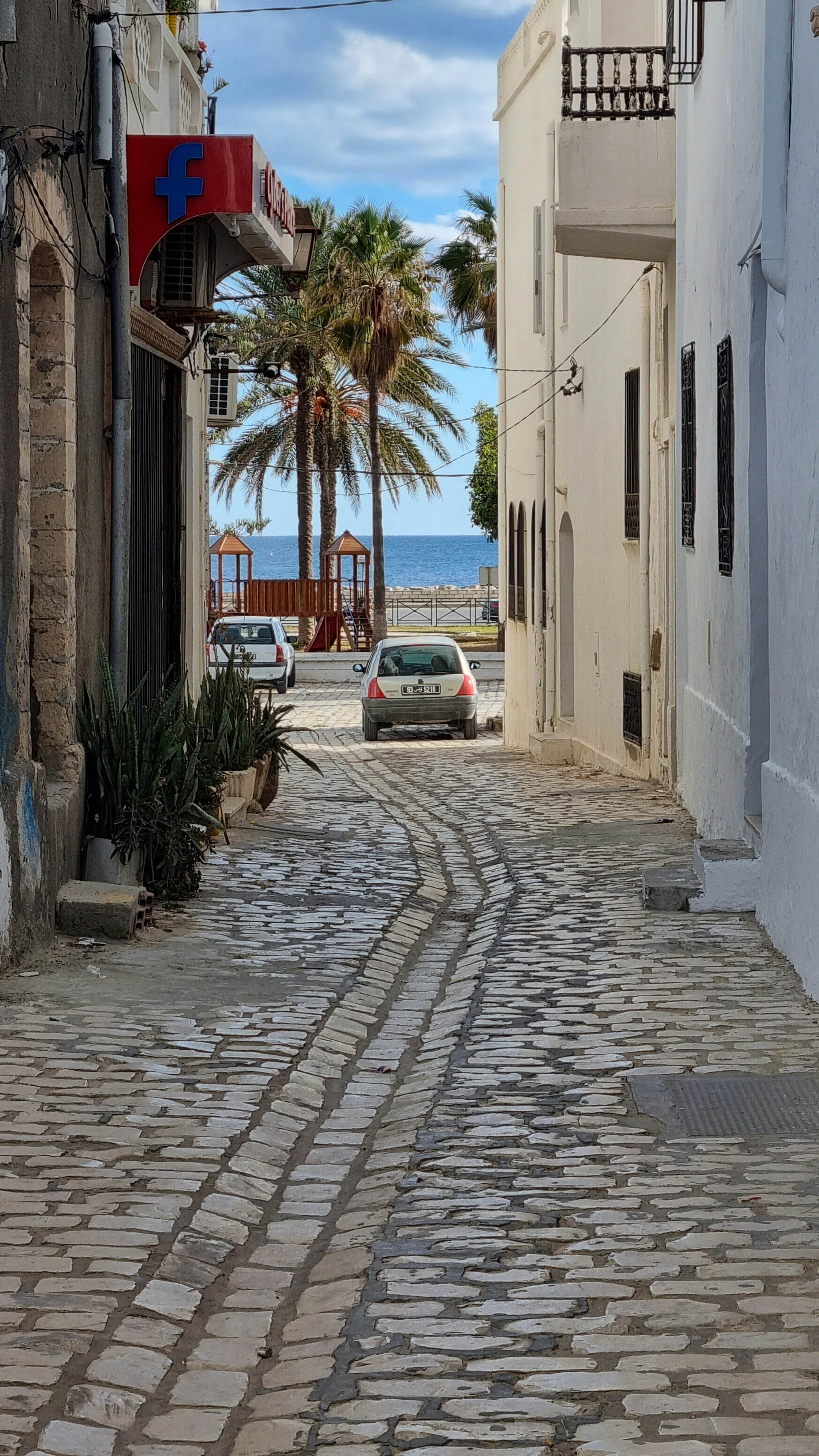 Plage de Mahdia.    Tunisie.