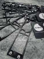 A set of digital tags arranged artistically on a clean background, highlighting their versatility.