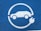A large white icon depicting a stylized car with a charging plug is centered on a textured blue surface. The image suggests an electric vehicle charging point.