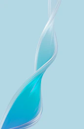 a blue and white swirl on a light blue background