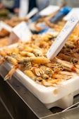 a bunch of food that is on a table