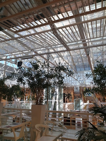 An indoor space showcasing advanced air-quality technology.