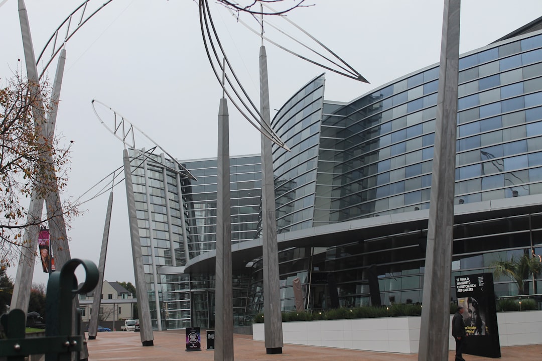 a group of tall buildings sitting next to each other,