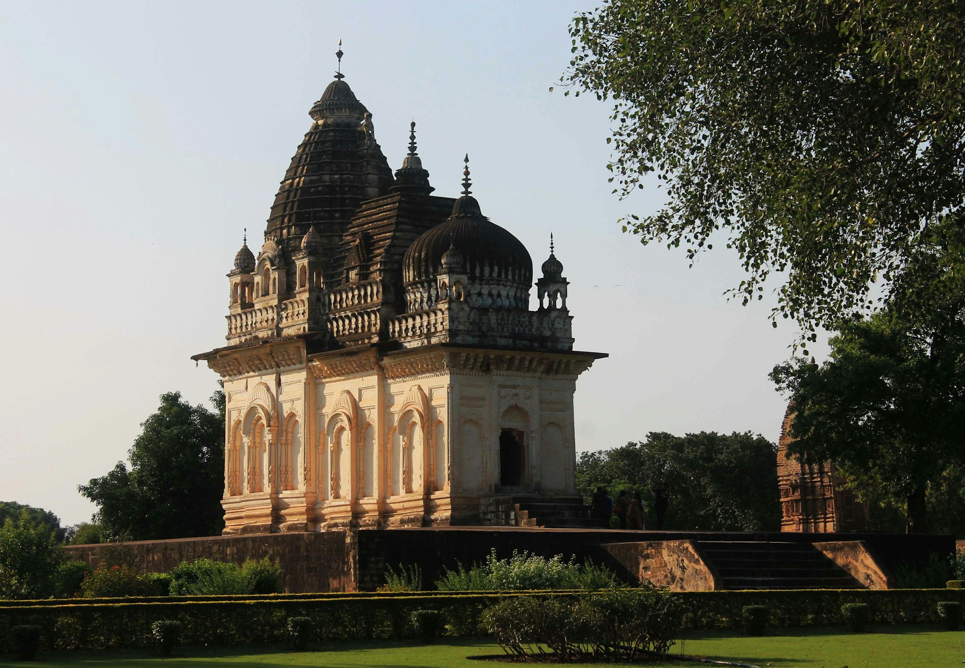 A stunning view of the historic baba deodhi showcasing its majestic architecture and lush surroundings.