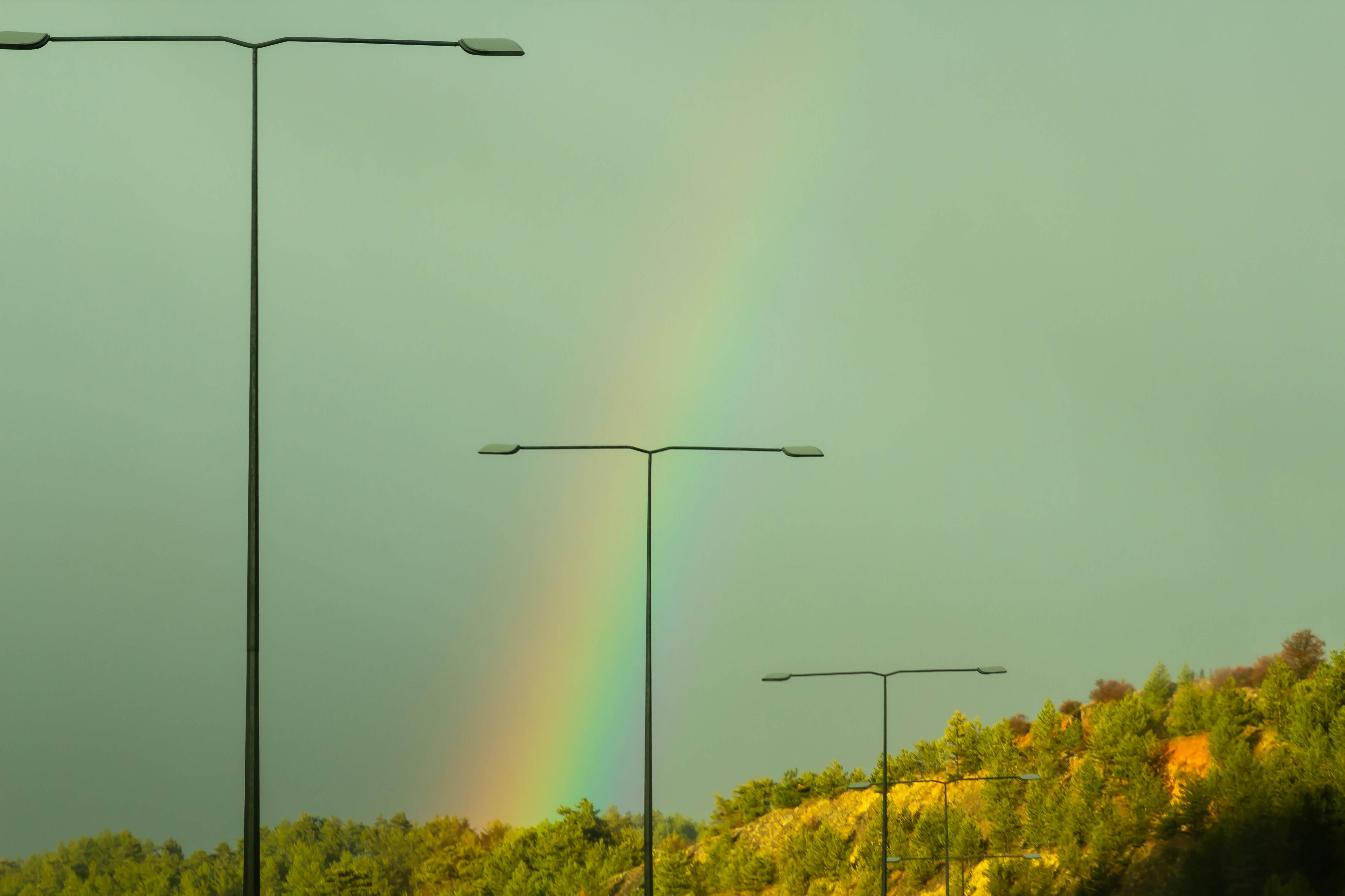 Rainbow pylons in Northalsted - gay bars in chicago