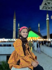 A serene scene of a child preparing for boarding school with Islamic values in mind.