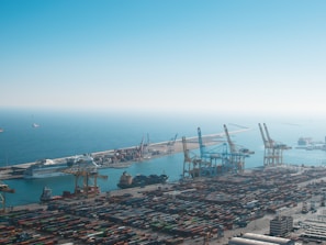 a harbor filled with lots of large ships