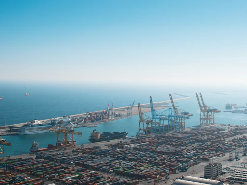 a harbor filled with lots of large ships