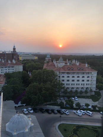 Sunset over a Donforth Investments property, blending natural beauty with thoughtful architecture.