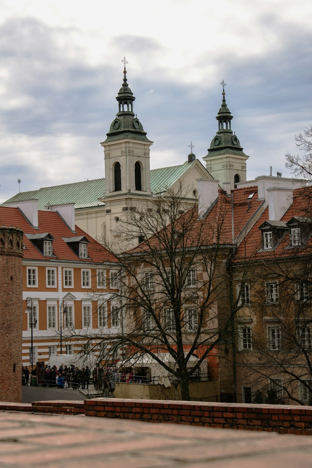 a large building with a clock tower on top of it