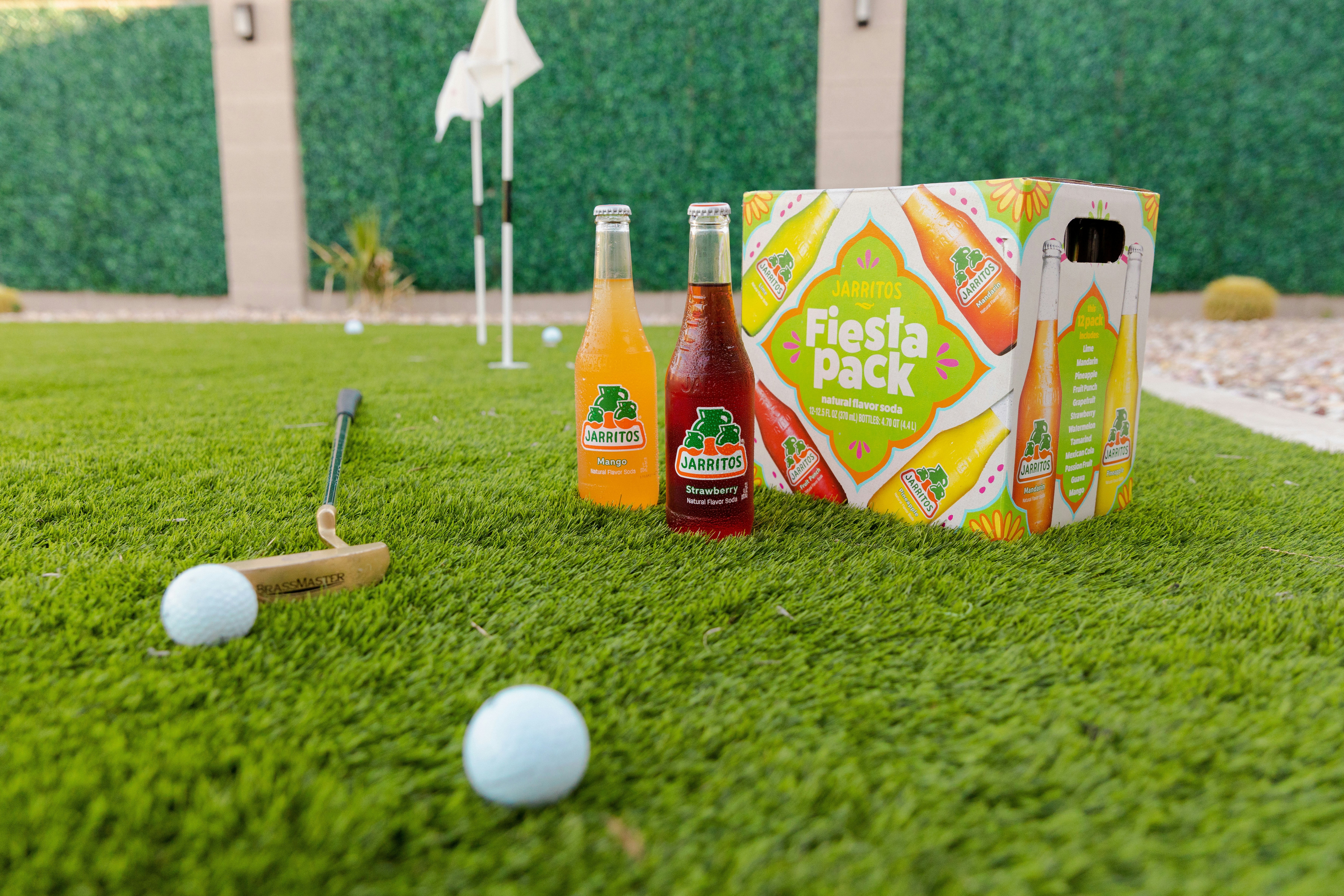 Jarritos soda and putt putt golf.