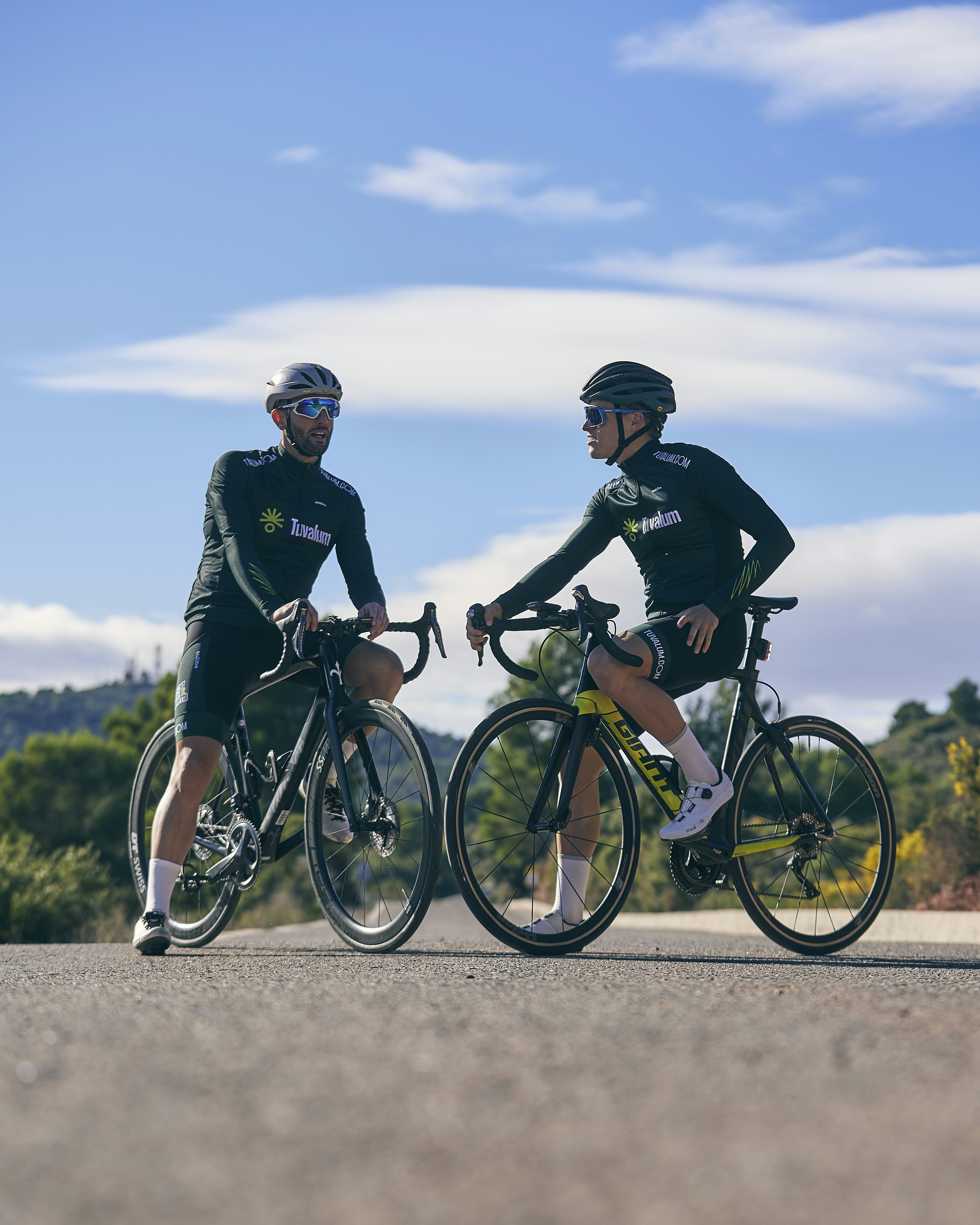 a couple of people that are on some bikes