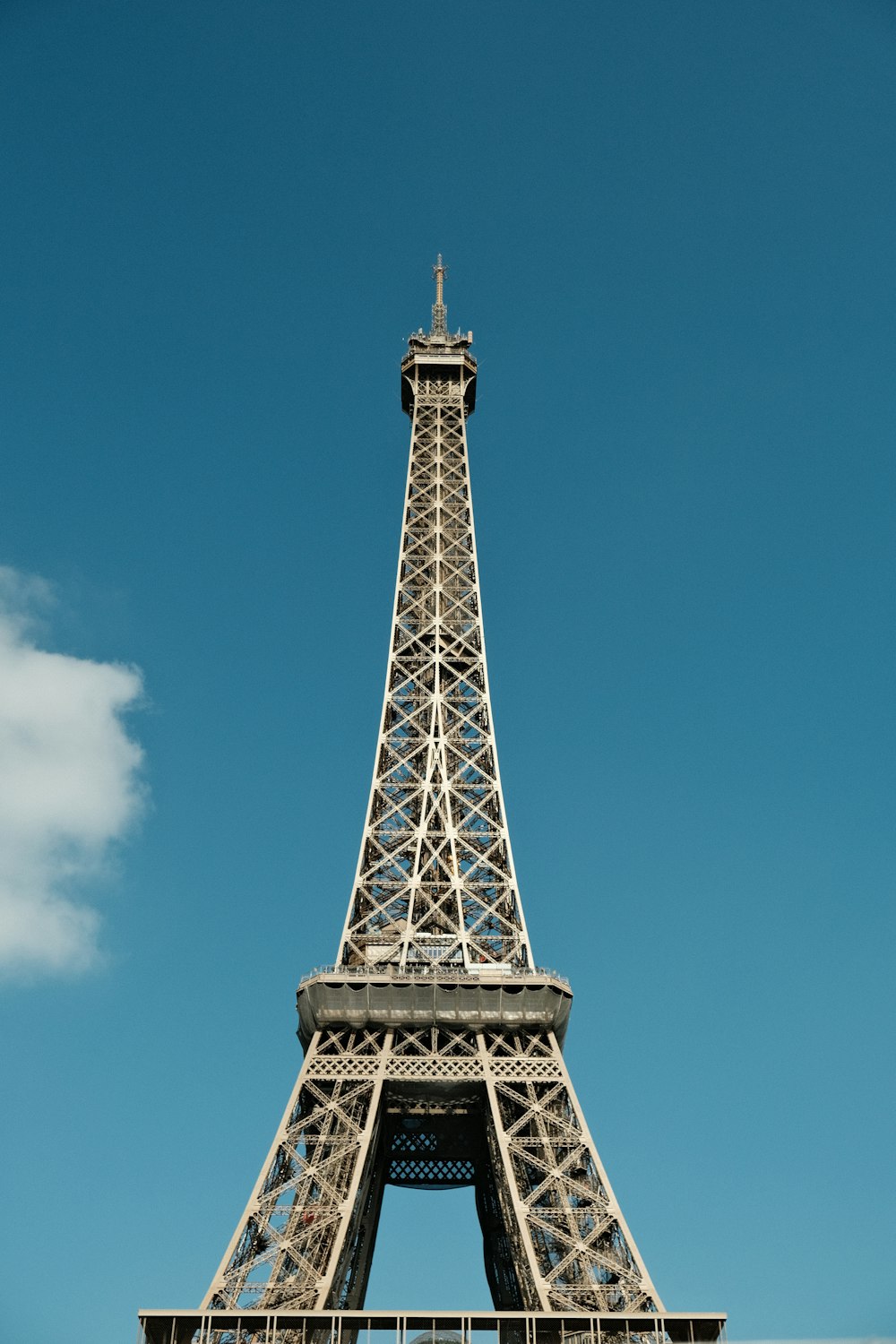 the eiffel tower towering over the city of paris