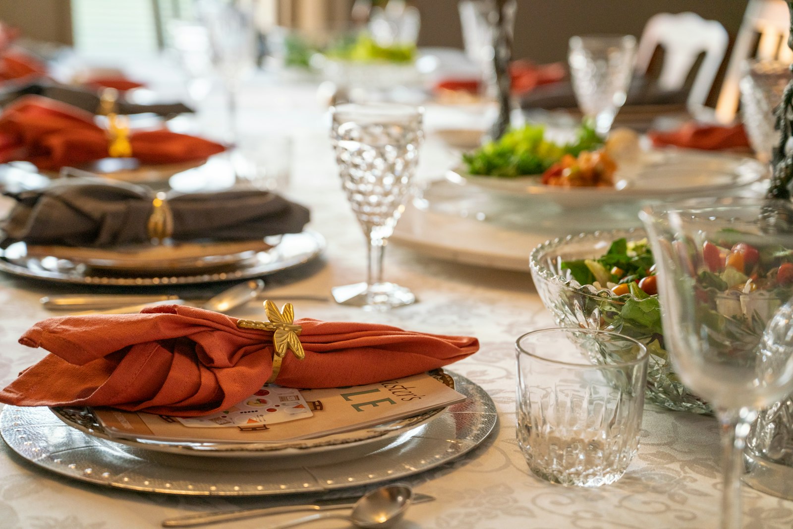 Shellfish-Free Passover feast spread