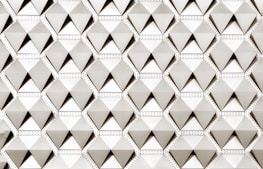 A close-up of intricate geometric patterns that reflect the design philosophy of the Anupyramid.